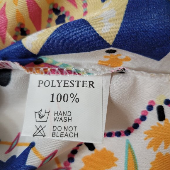 Livagirl Multicolor Short Sleeve Blouse  *NWT* Size XXL - Picture 9 of 11